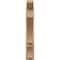 Ekena Millwork 6-in W x 26-in D x 38-in H Balboa Slat Rough Cedar Woodgrain TimberThane Outlooker, Primed Tan OUTUR060X26X38BOA24RCPR - alternate 3